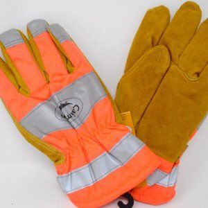 Caiman Cold Protection Heatrac Waterproof HydroGuard Gloves Orange Hi-Vis. Large
